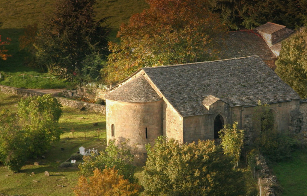 Église de Saint Flour du Pompidou en Cévennes (Lozère - 48)